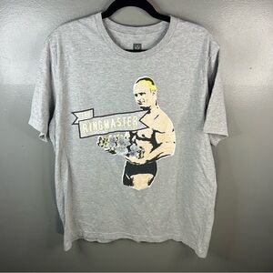 WWE Wrestling Stone Cold Steve Austin Ringmaster Rookie Grey Shirt Size Mens XL